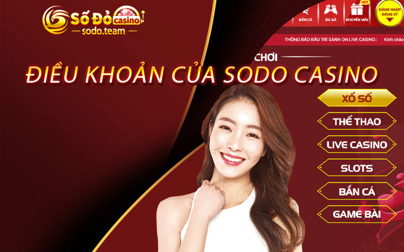điều khoản của sodo casino