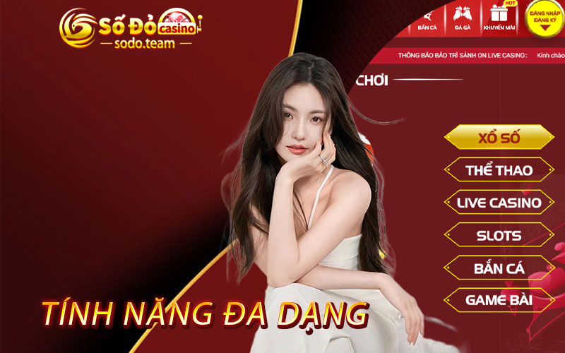 tính năng đa dạng
