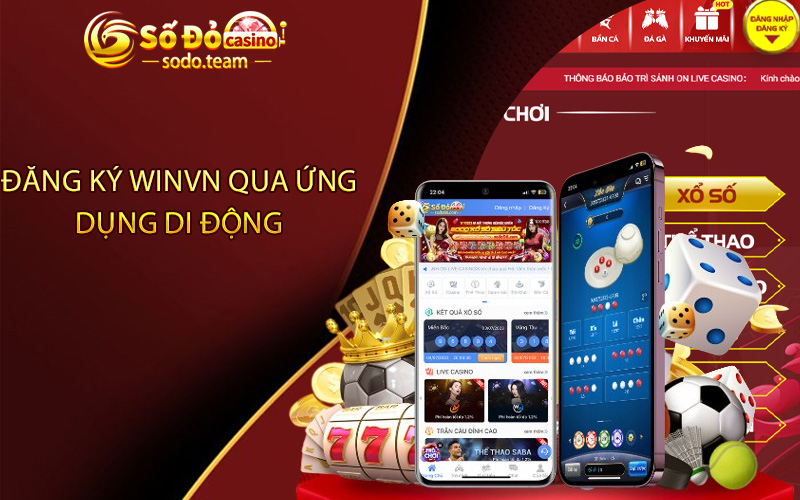 Đăng ký winvn qua ứng dụng di động